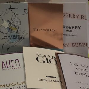 Luxury Fragrance Sample Bundle | 6 Samples | Mugler, Lancôme, Armani